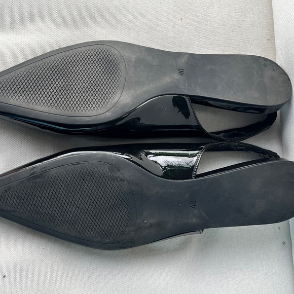 patent flat slingbacks - Picture 3 of 3